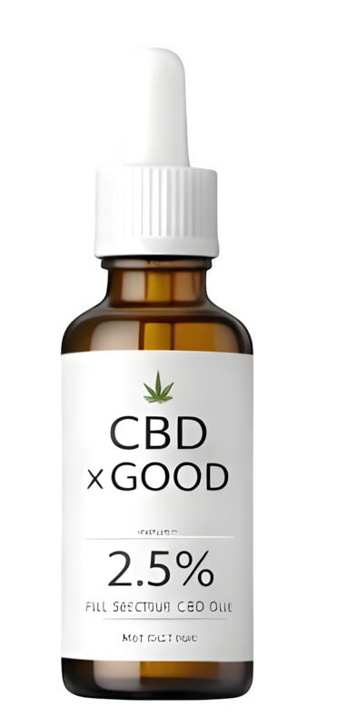 CBD x GOOD Oil – 2.5% Full Spectrum